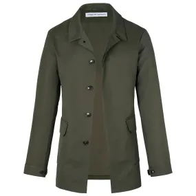 THE GREEN MONACO II SHORT TRENCH COAT