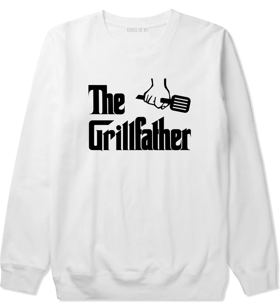 The Grillfather BBQ Dad Grill Mens Crewneck Sweatshirt