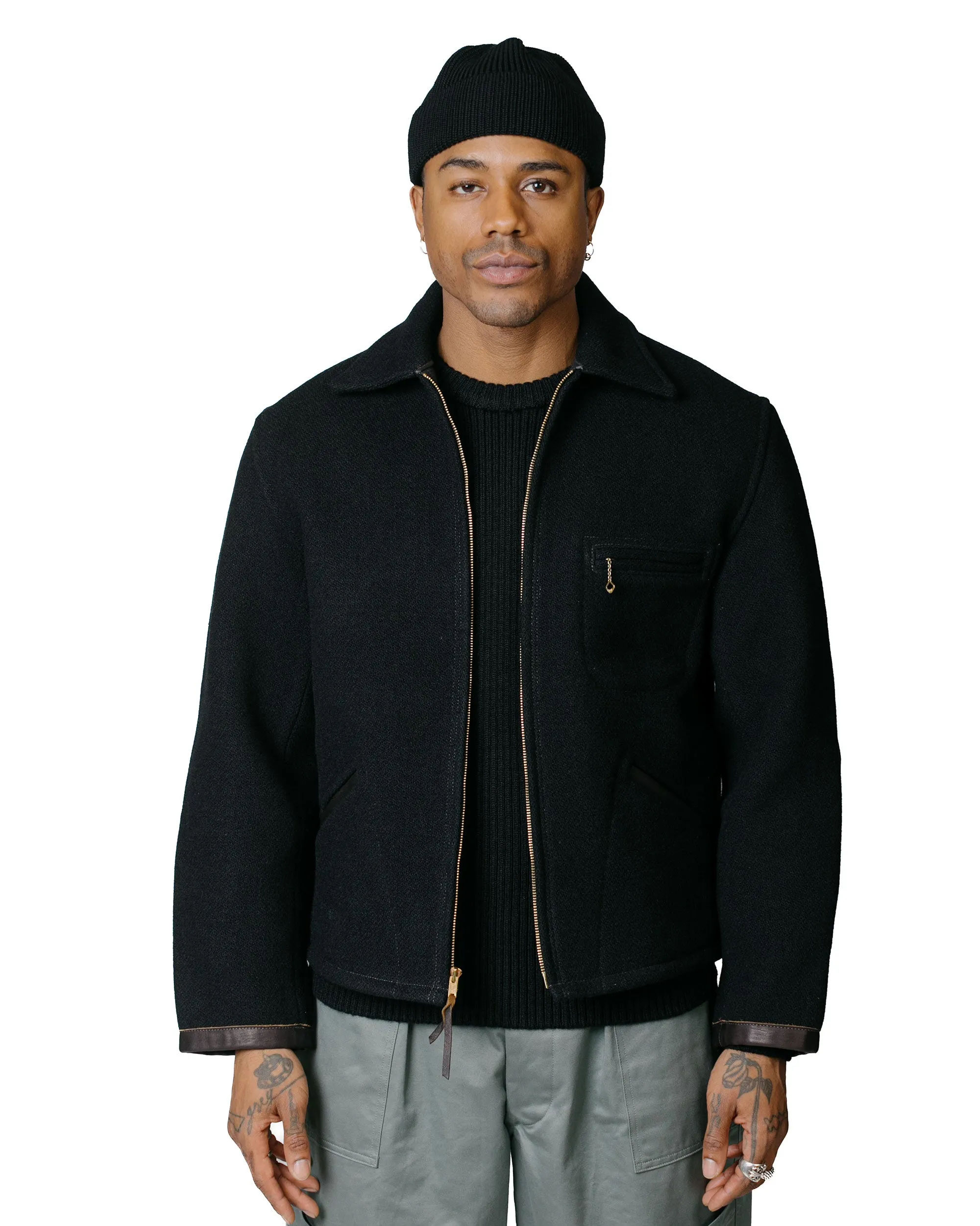 The Real McCoy's MJ23118 Wool Field Sports Jacket Black