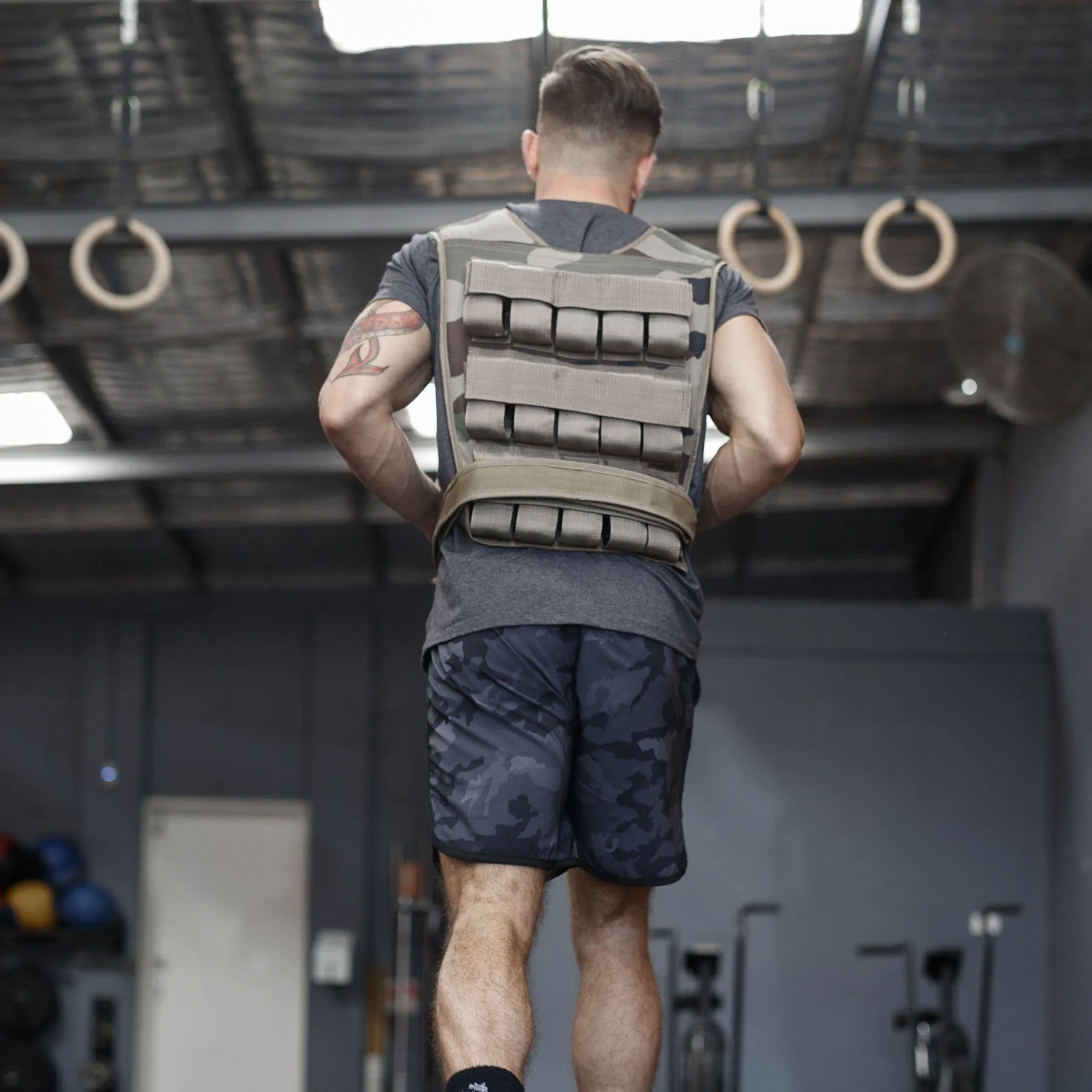 The WOD Life - Weight Vest - 30Kg - Camo