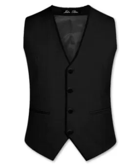 Trendy Waistcoat Satin - Black