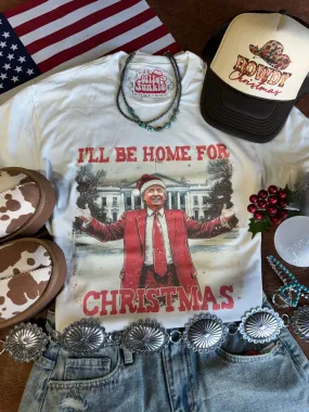 Trump Home for Christmas Graphic Tee