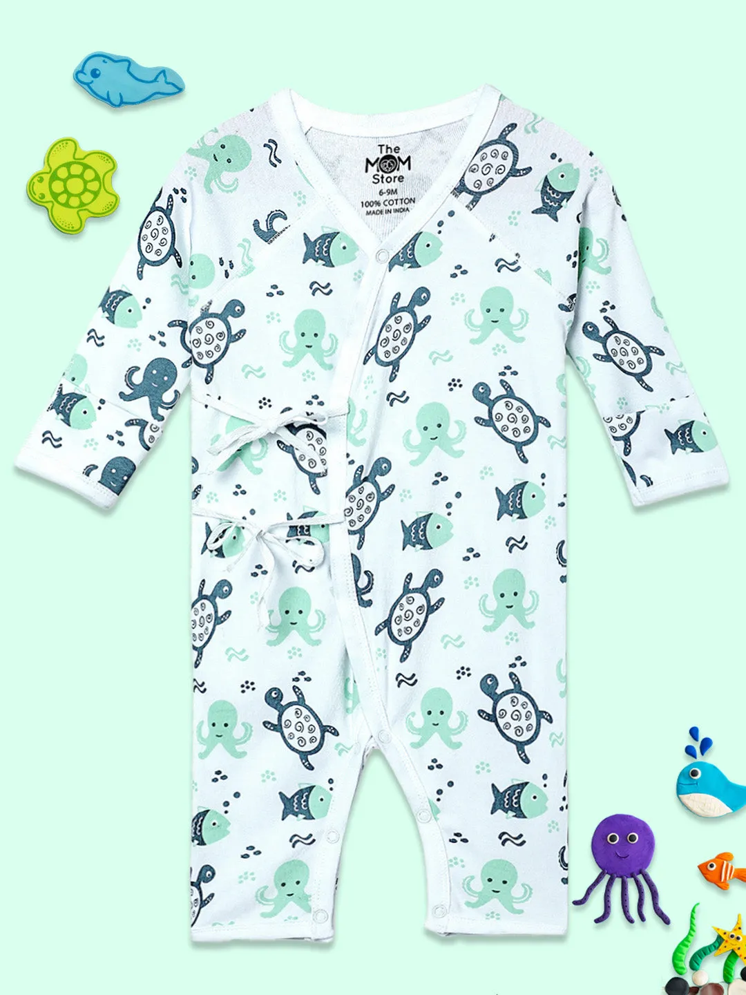 Turtle Trouble Infant Romper (Jabla Style)