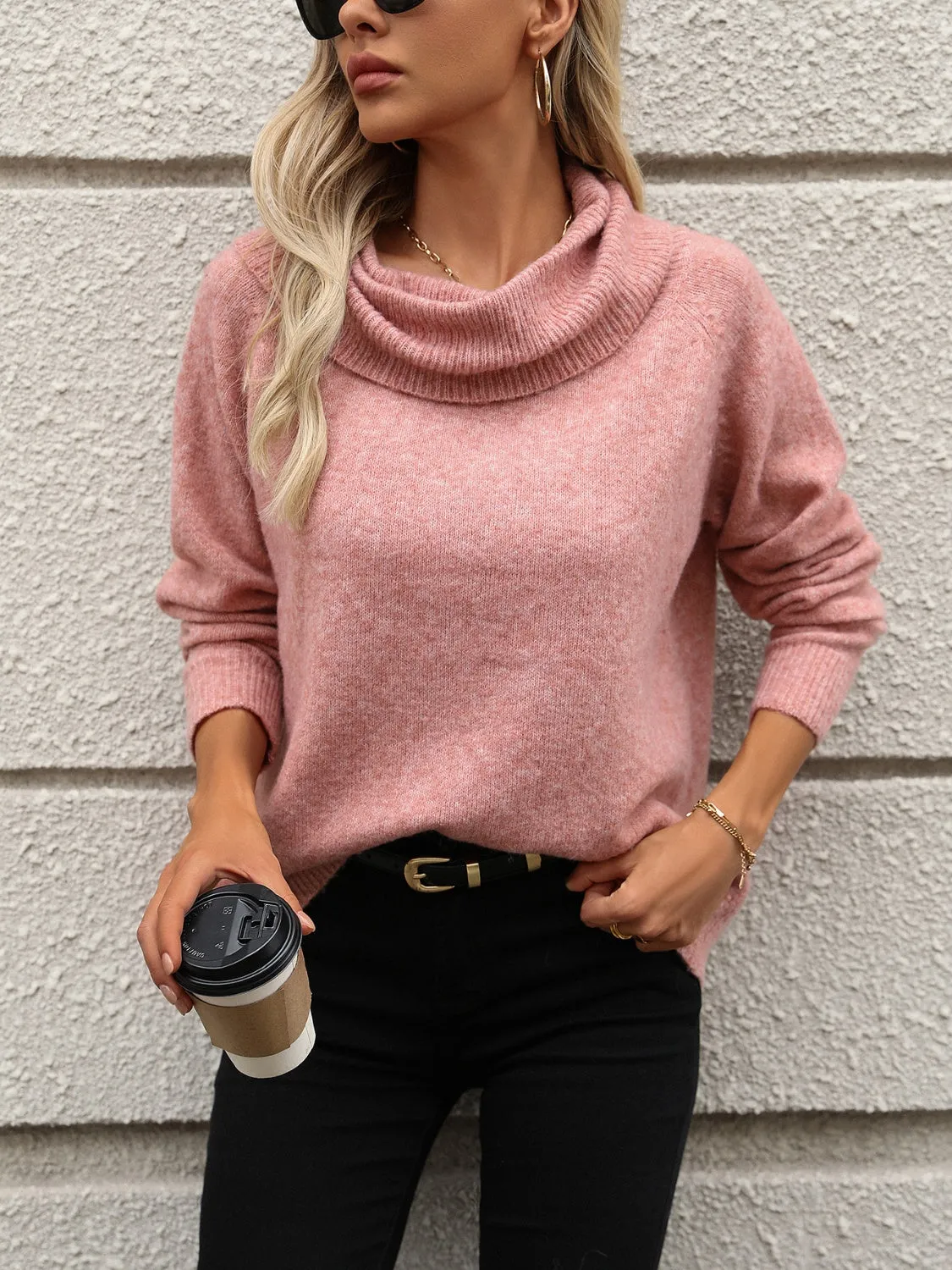 Turtleneck Long Sleeve Sweater