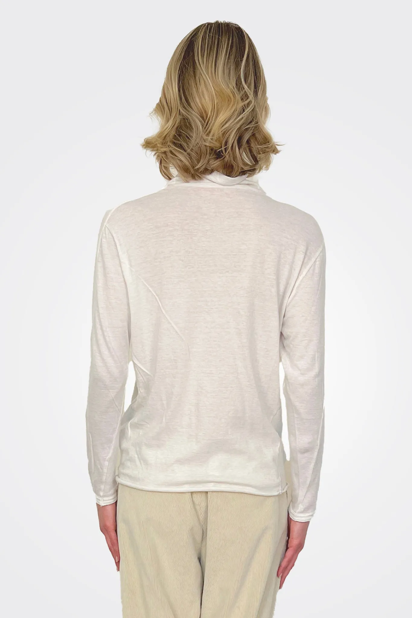 Turtleneck Shirt - Ivory