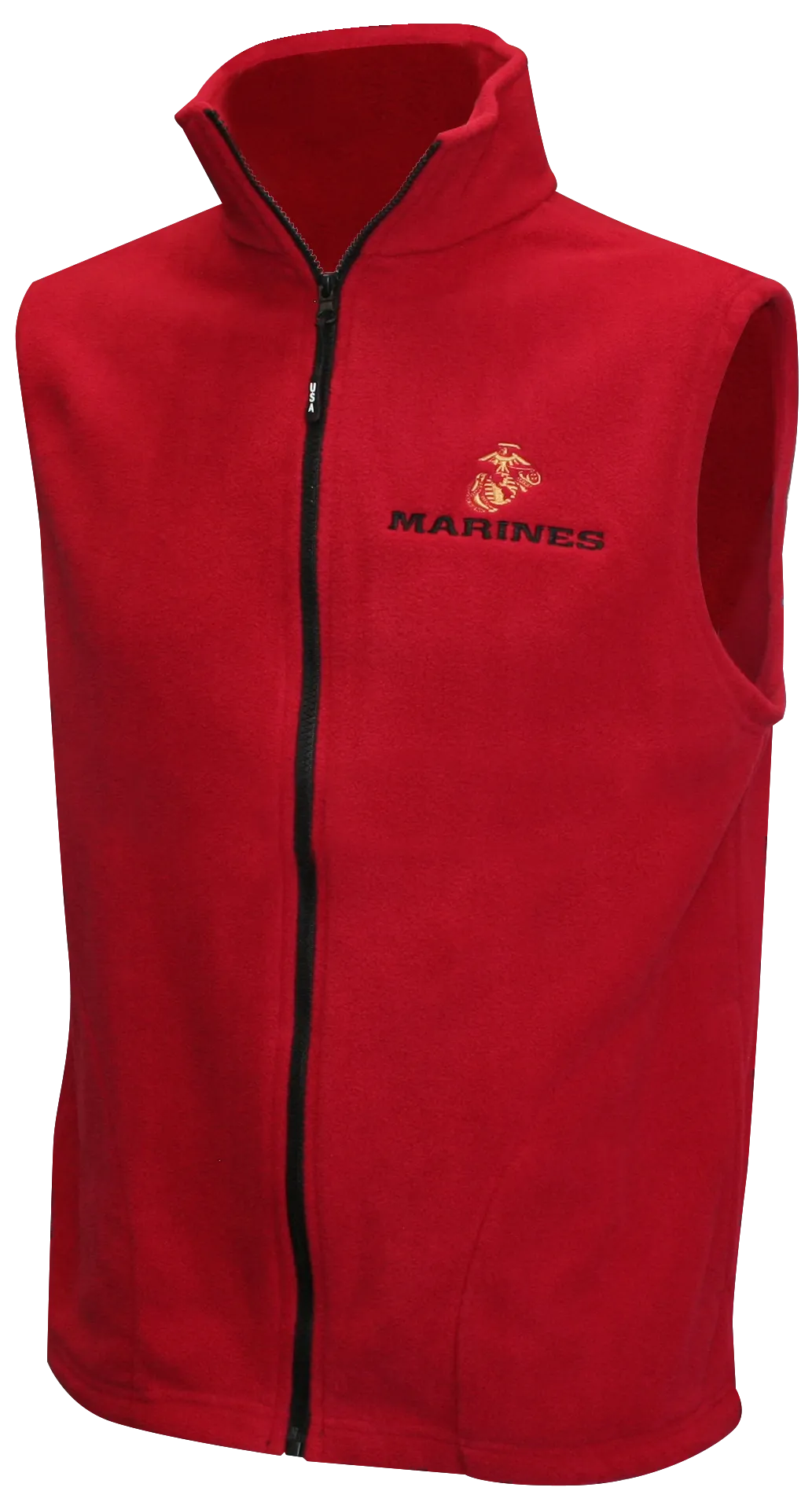 US Marine EGA Embroidered on Fleece Vest Jacket