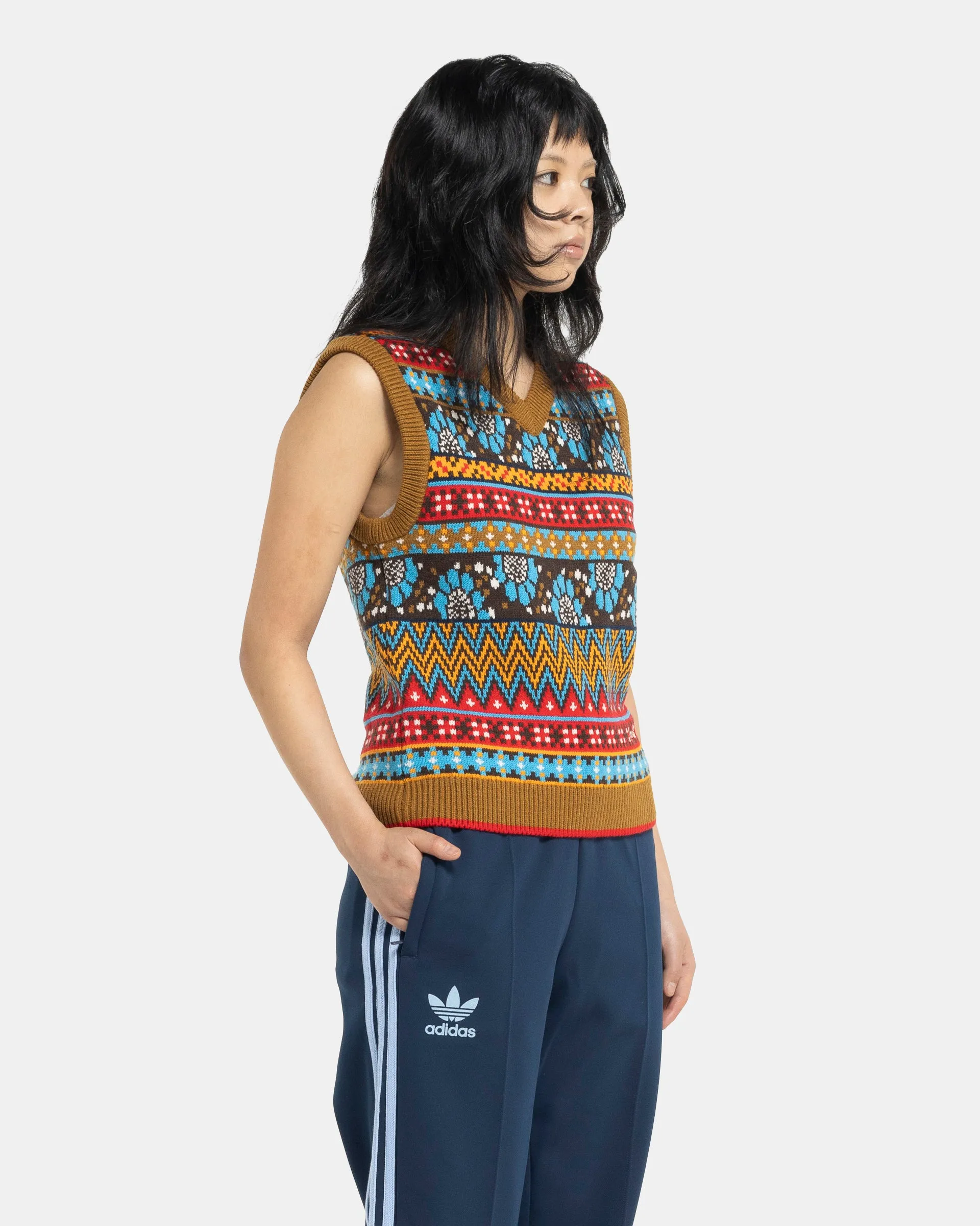 Wales Bonner x Adidas Knit Vest in Multicolor