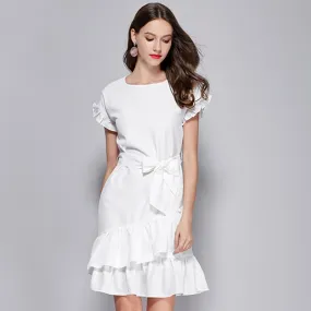 White A Line Dress