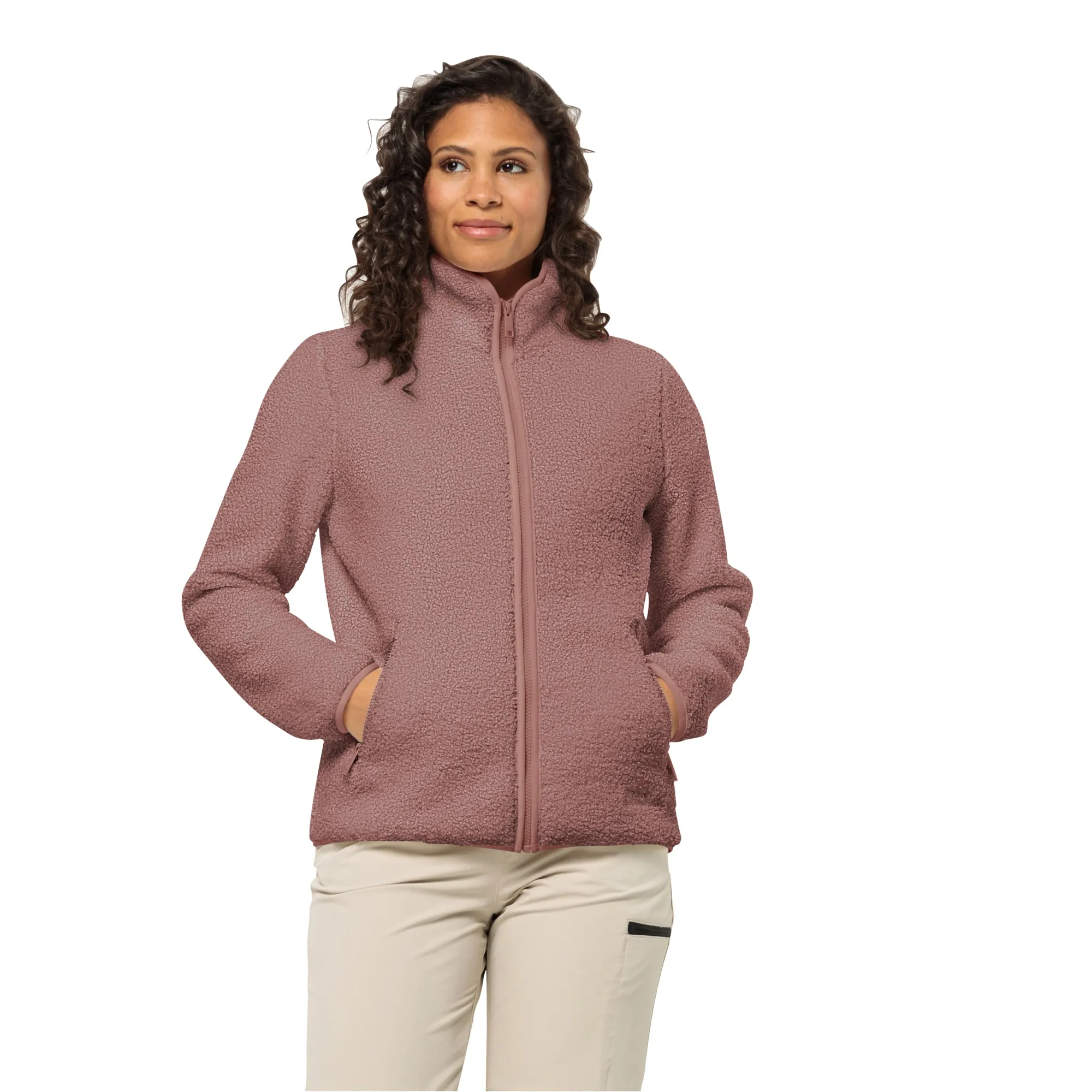 Women’s High Curl Full-Zip Fleece