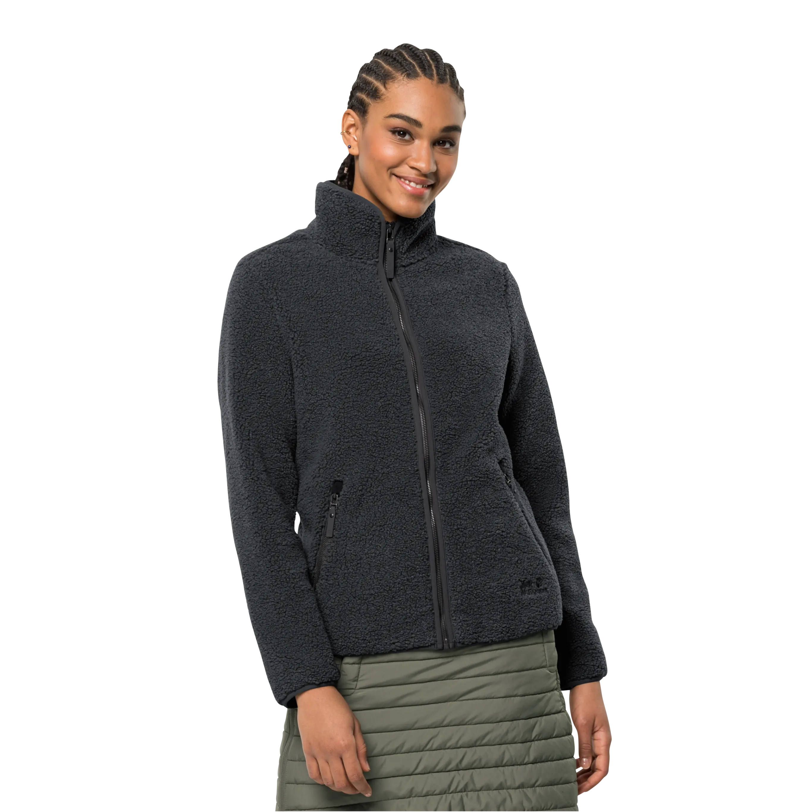 Women’s High Curl Full-Zip Fleece