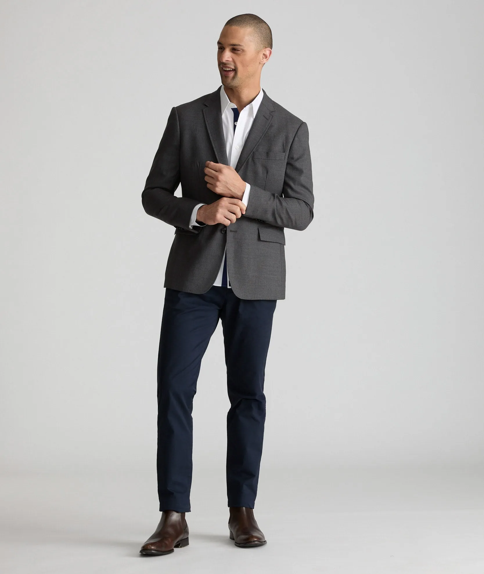 Wrinkle-Resistant Palazzo Sport Coat