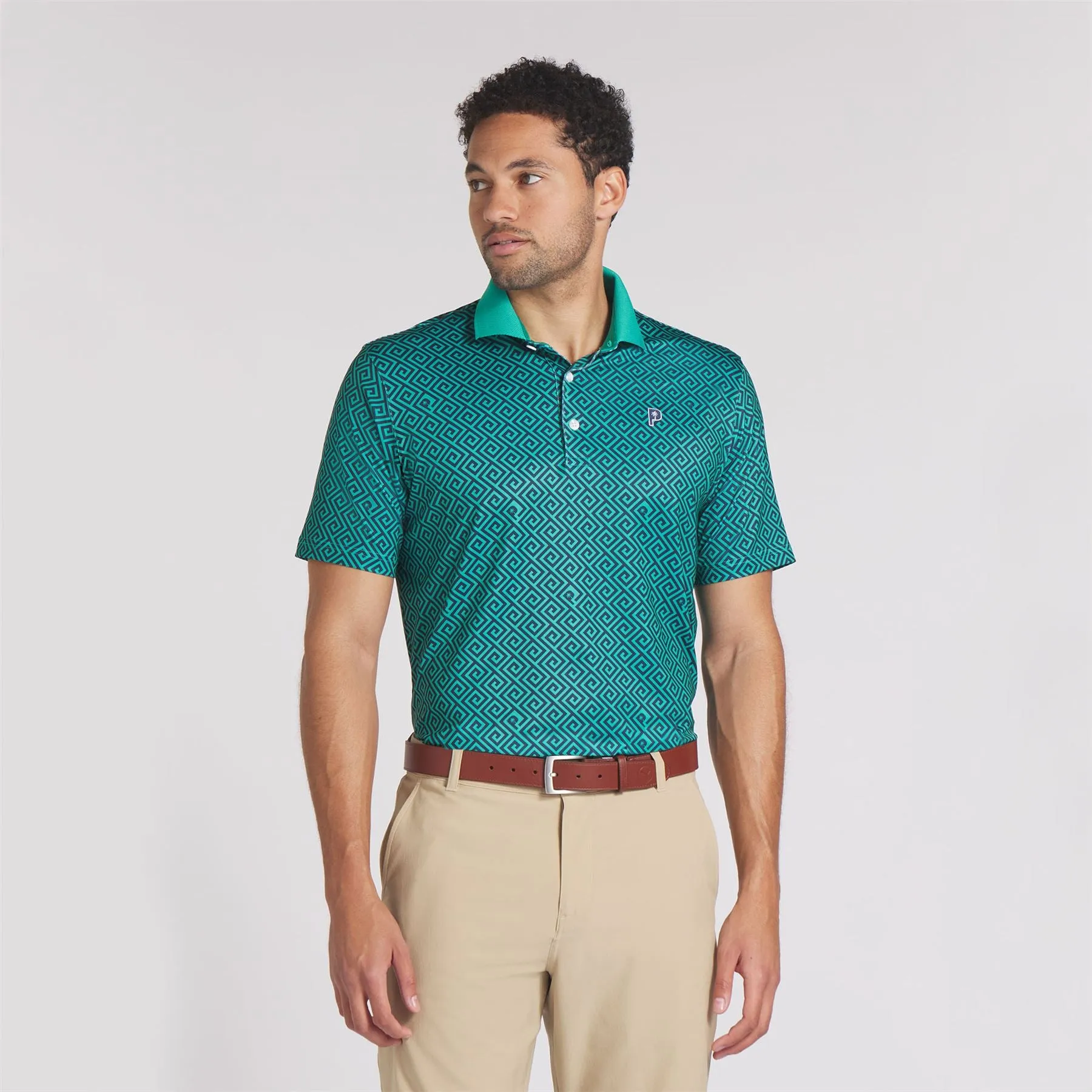 x PTC Resort Polo Deep Navy/Sparkling Green - AW24