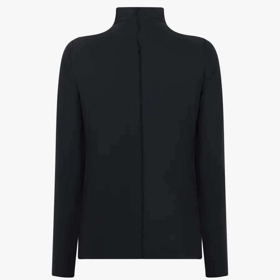 Zara Top Technical Jersey in Black